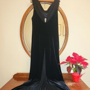 Vintage Amanda Lane Cocktail Black Gown